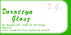 dorottya glosz business card